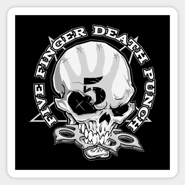 5 finger death punch Sticker by Heliikopertyz